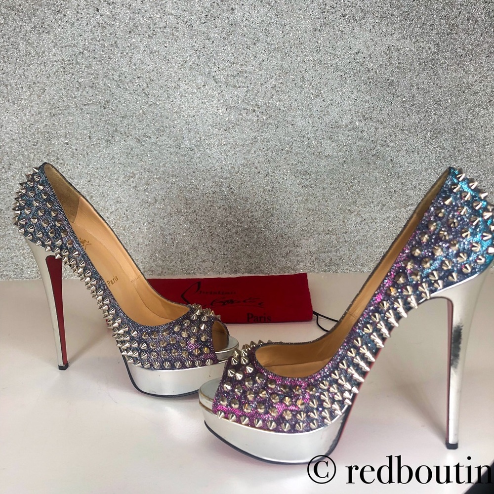 🔴SOLD🔴 Lady Peep Spikes 150 Lame metallic - Picture 3 of 8